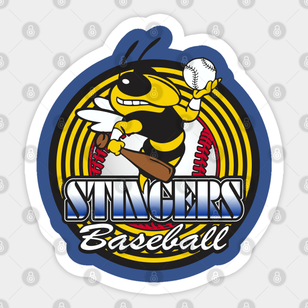 Stingers Baseball Stingers Sticker TeePublic
